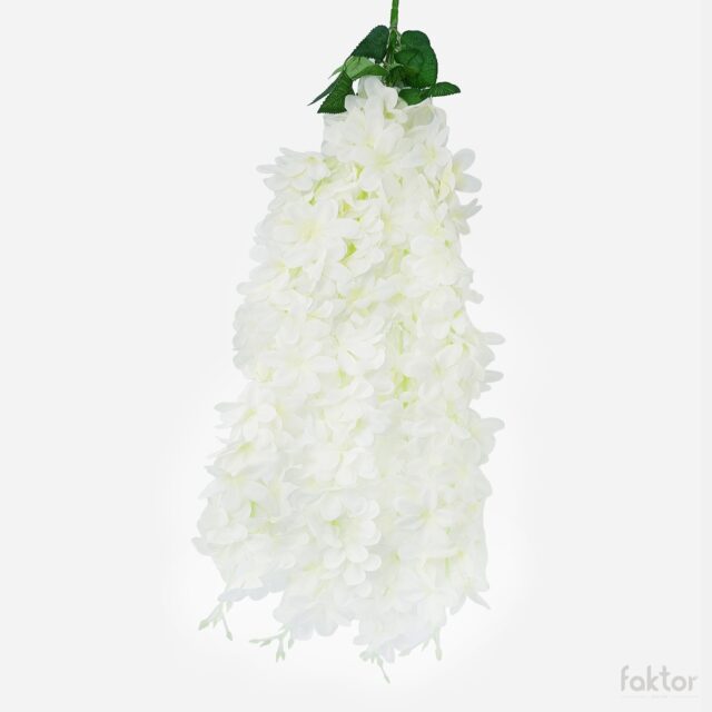Kermanvärinen riippuva orkidea tekokukka, 87 cm