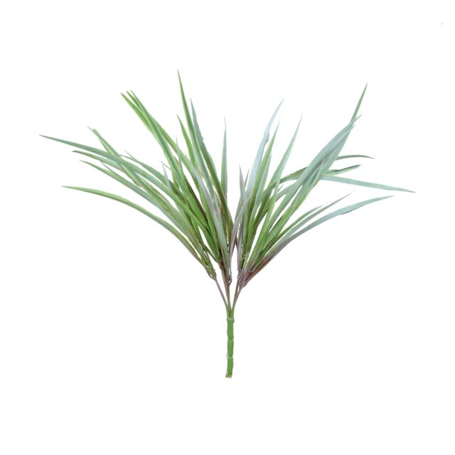 Vaaleanpunavihreä ruohomainen tekokukkakimppu, 45 cm