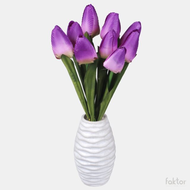 Violetti tekotulppaanikimppu