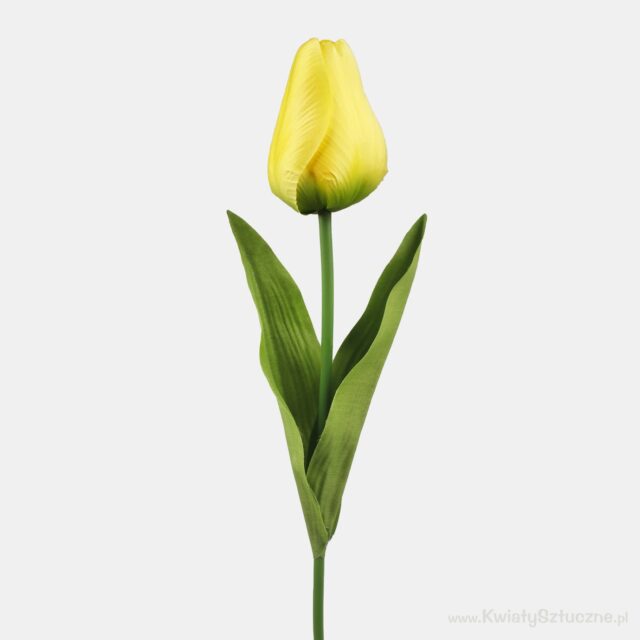 Keltainen tekotulppaani 67 cm