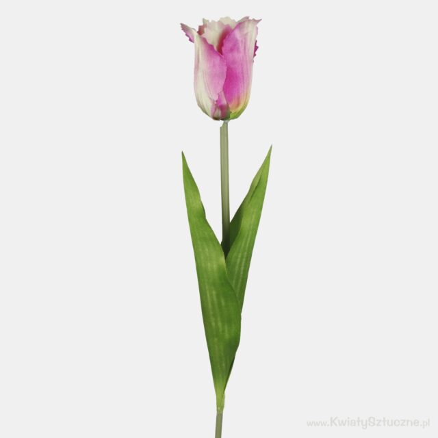 Violetti tulppaani-tekokukka varrella, 53 cm