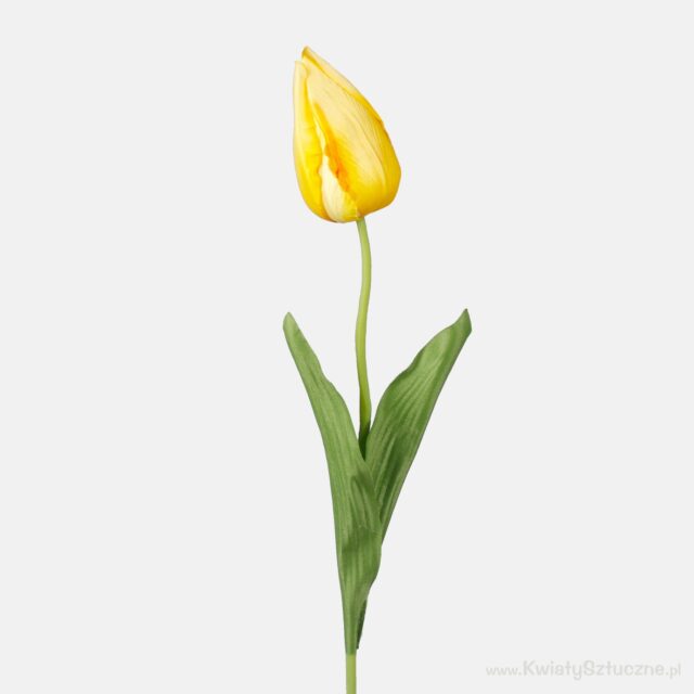 Keltainen tekotulppaani 50 cm