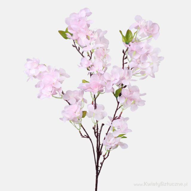 Vaaleanpunainen tekokirsikkapuun oksa 90 cm