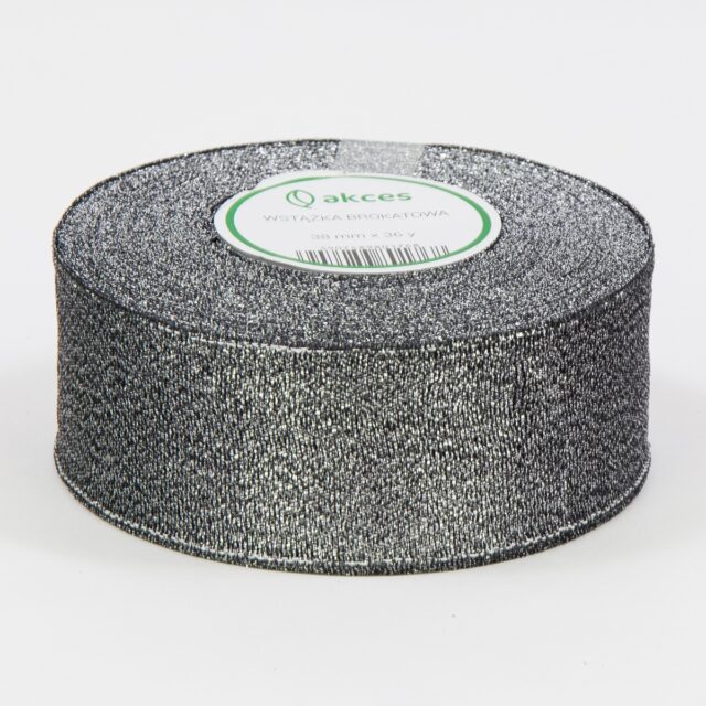 Hopeanharmaa glitterinauha