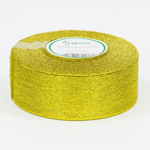 Kultainen glitterinauha 38 mm × 36 y
