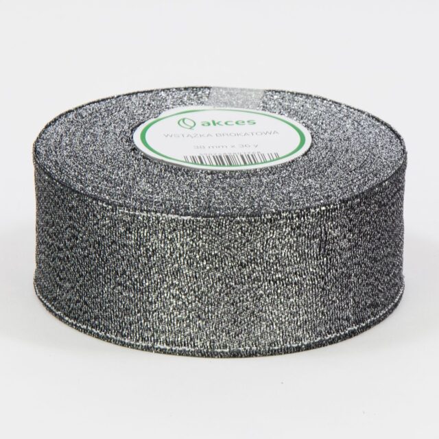 Hopeanharmaa glitterinauha