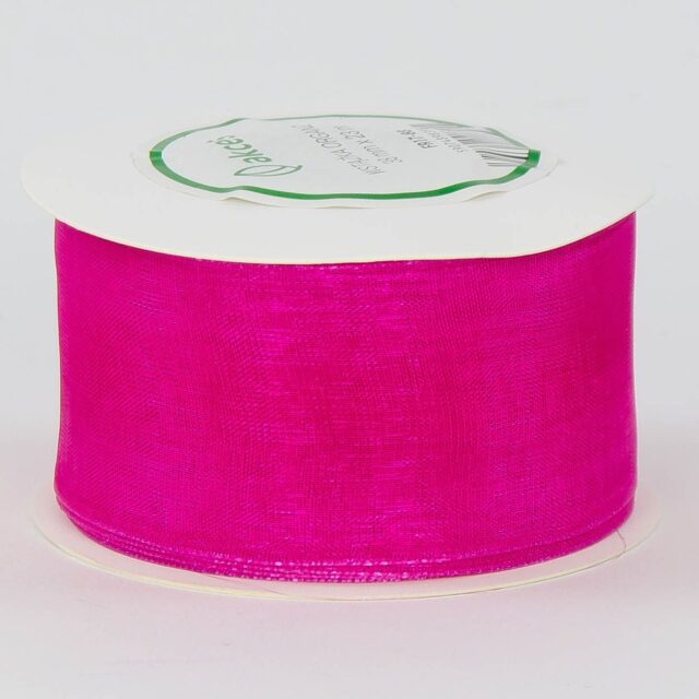 Kuninkaallisen violetti organzanauha 38 mm × 25y