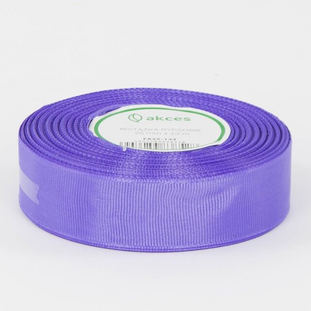 Kanervanvärinen rypsinauha 25 mm × 25 y