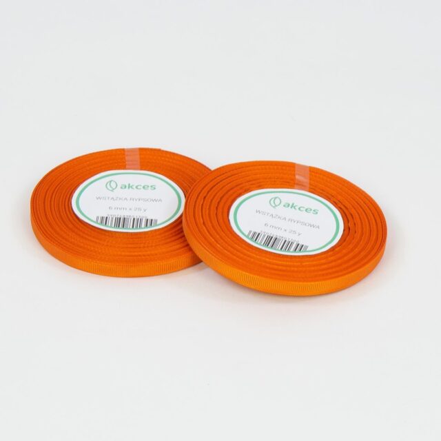 Kelosiankukan oranssi rypsinauha 6 mm × 25y