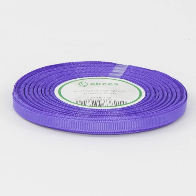 Violetti rypsinauha 6 mm × 25y