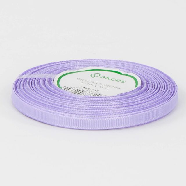 Vaaleanvioletti rypsinauha 6 mm × 25 y