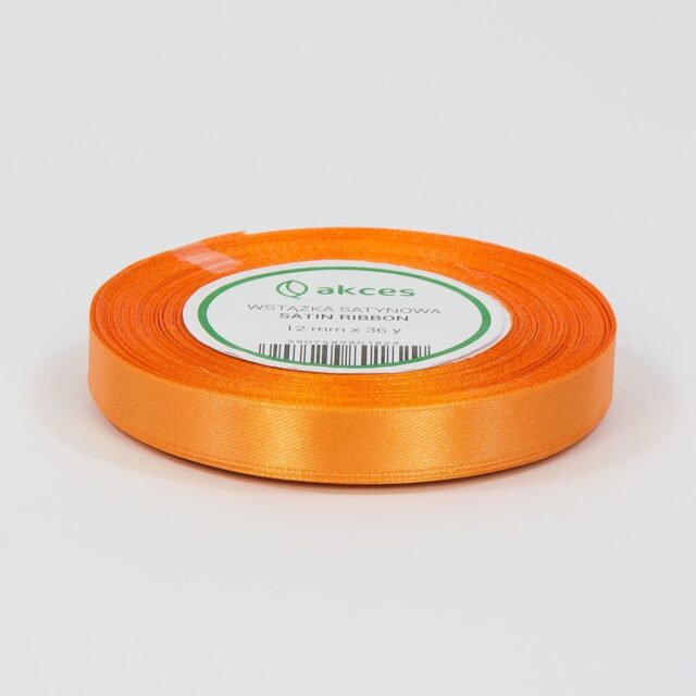 Oranssi satiininauha 12 mm × 36 y