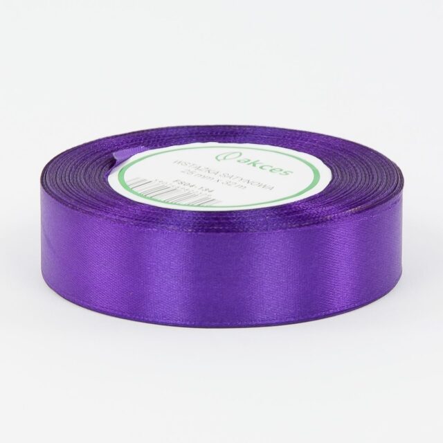 Violetti satiininauha 25 mm × 36 y
