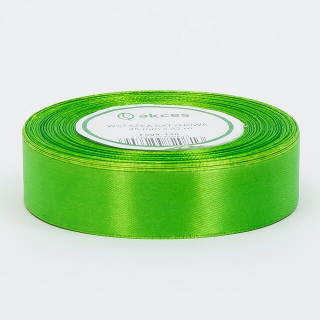 Ruohonvihreä satiininauha 25 mm × 36y