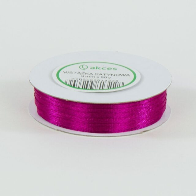 Kuninkaallisen violetti satiininen nauha 3 mm × 50 yd
