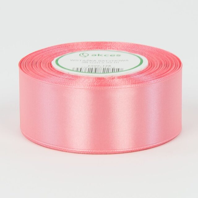 Neonpinkki satiininauha 38 mm × 36 y