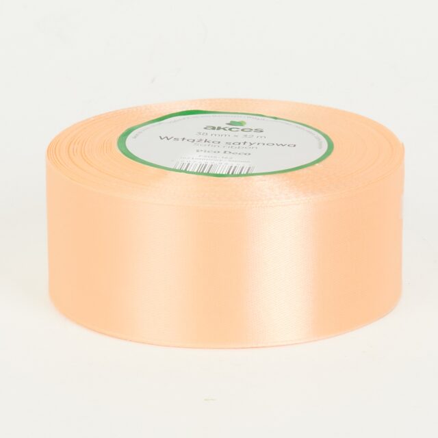 Lohenpunainen satiininauha 38 mm × 36 y