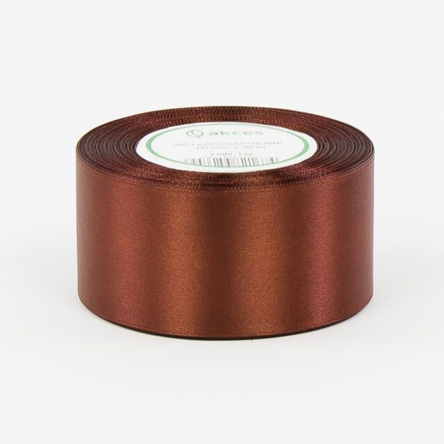 Ruskea satiininauha 50 mm × 36 y