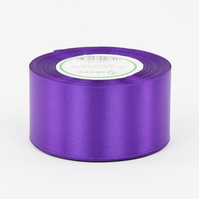 Violetti satiininauha 50 mm × 36 y