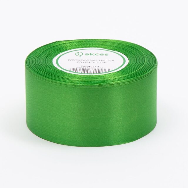 Ruohonvihreä satiininauha 50 mm × 36 y