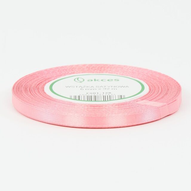 Neonpinkki satiininauha FS01-128