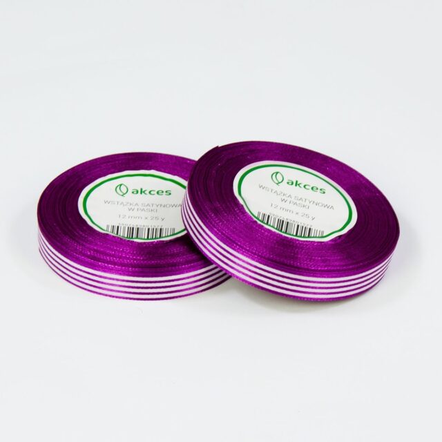 Tummanvioletti satiininauha