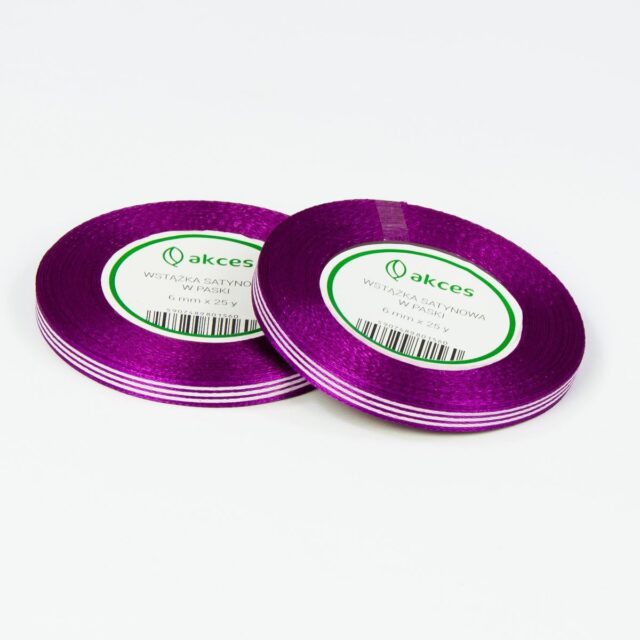 Tummanvioletti satiininauha