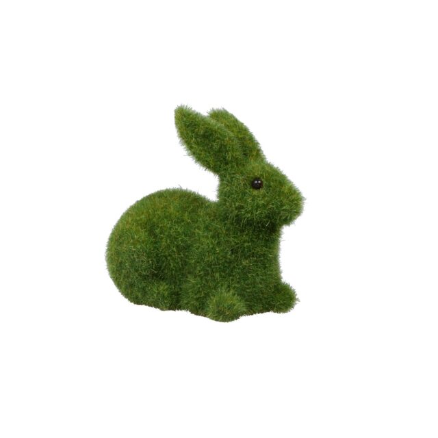 Vihreä flokattu pääsiäispupu 12 cm