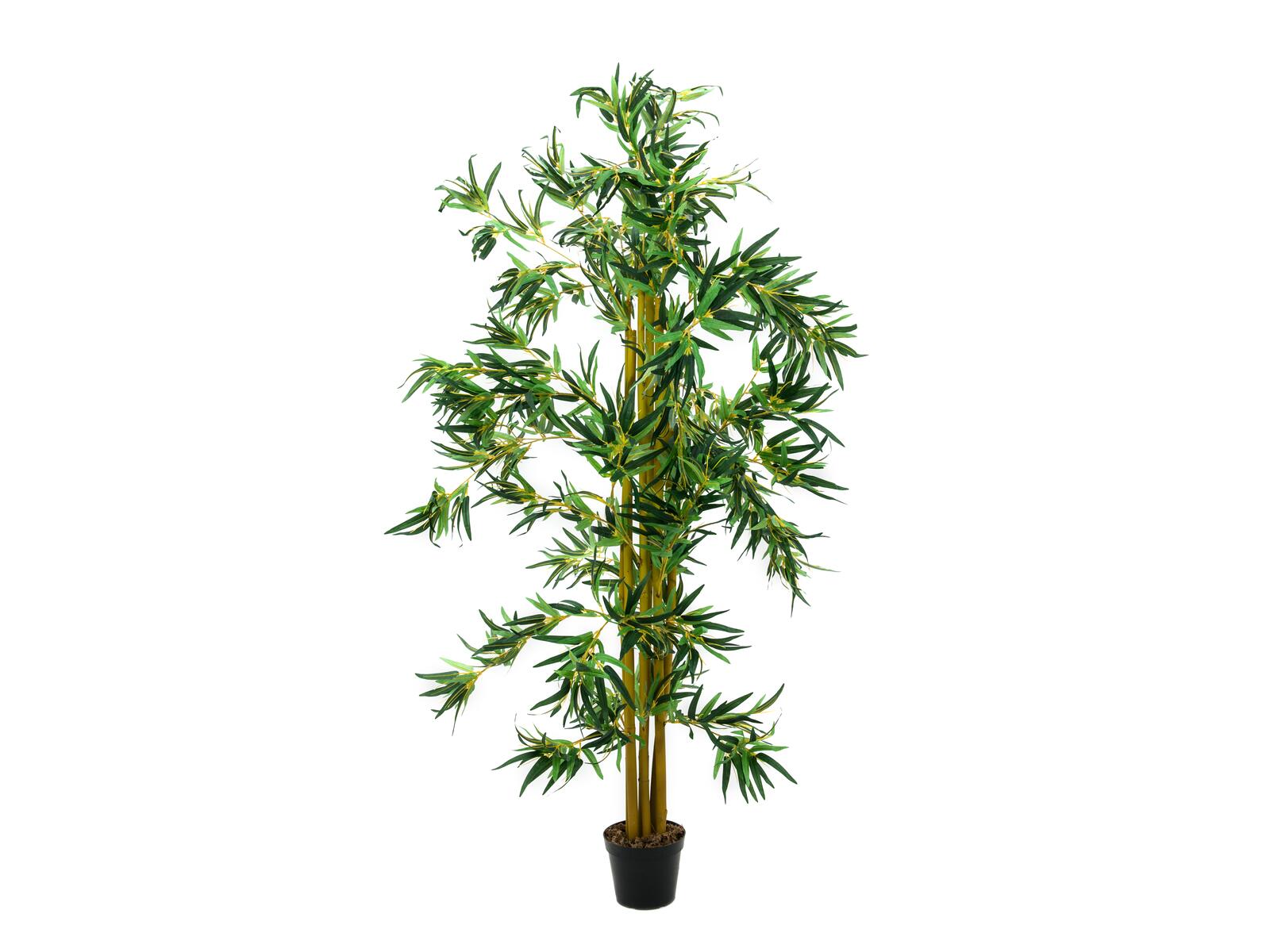Vihreä monirunkoinen tekobambu ruukussa, 150 cm