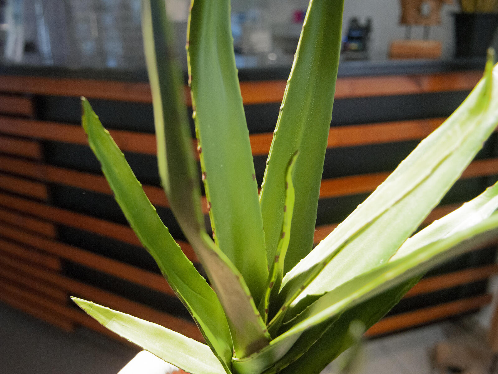 Vihreä aloe-tekokasvi 50 cm