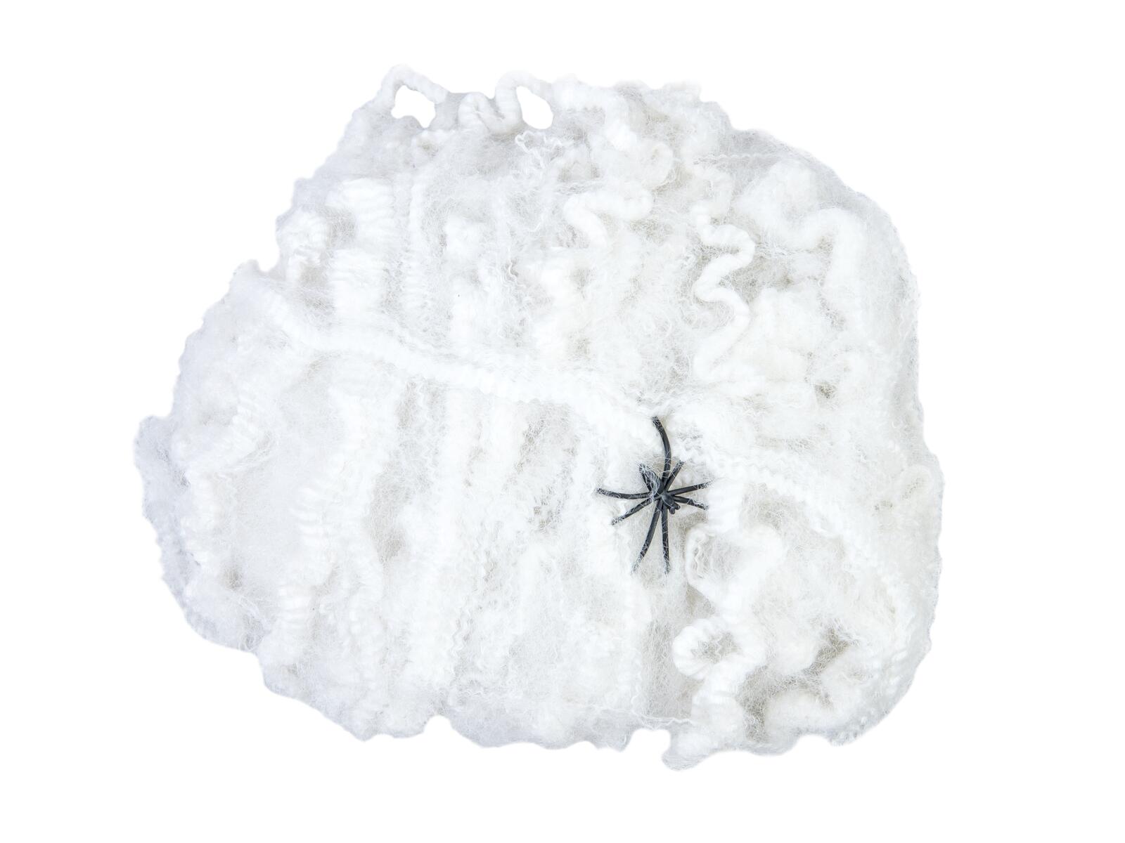 Valkoinen hämähäkinverkko 50 g Halloween-koristeluun