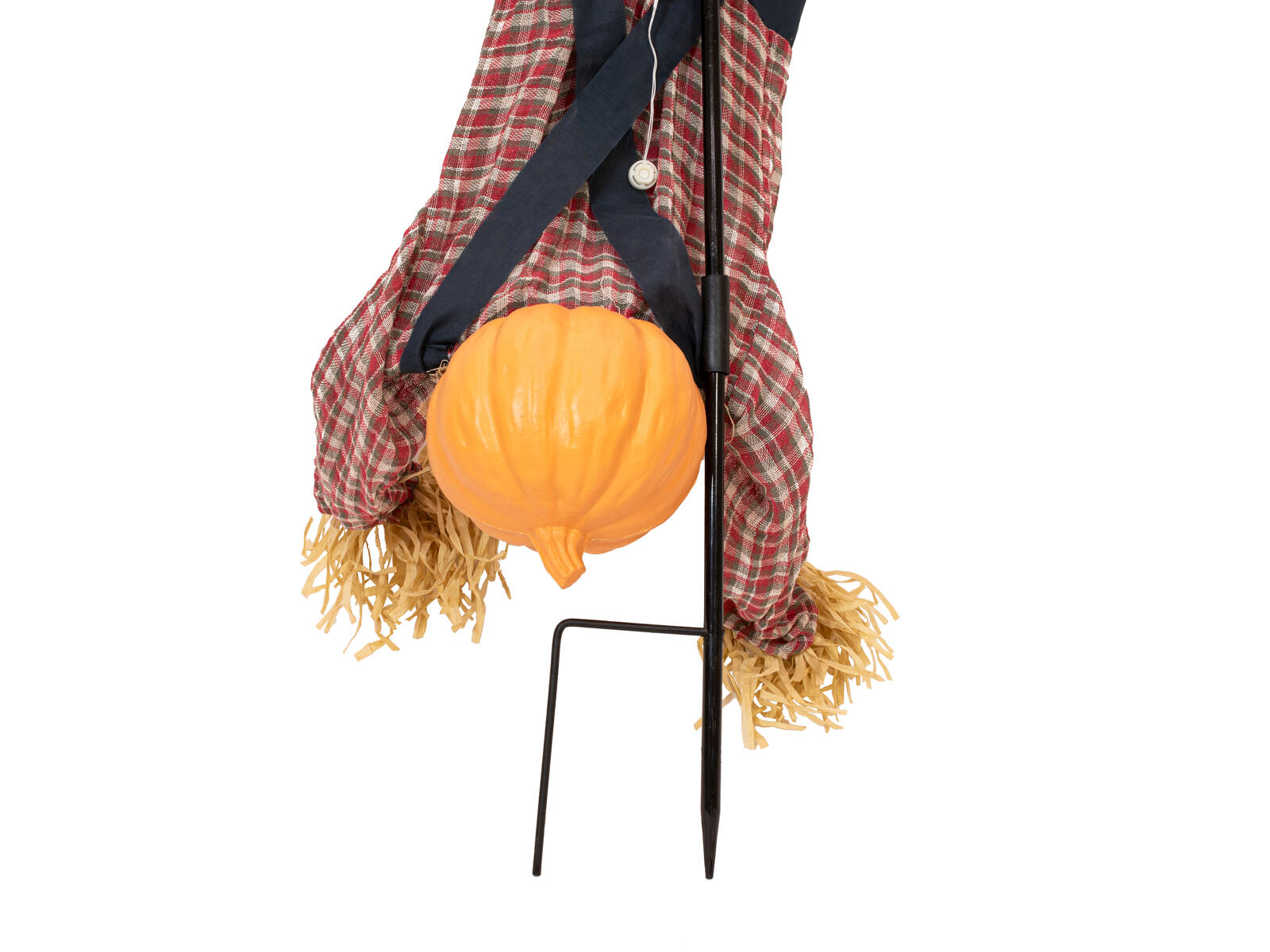 Pää alaspäin asetettava kurpitsamies-maapiikki Halloween-koristeluun