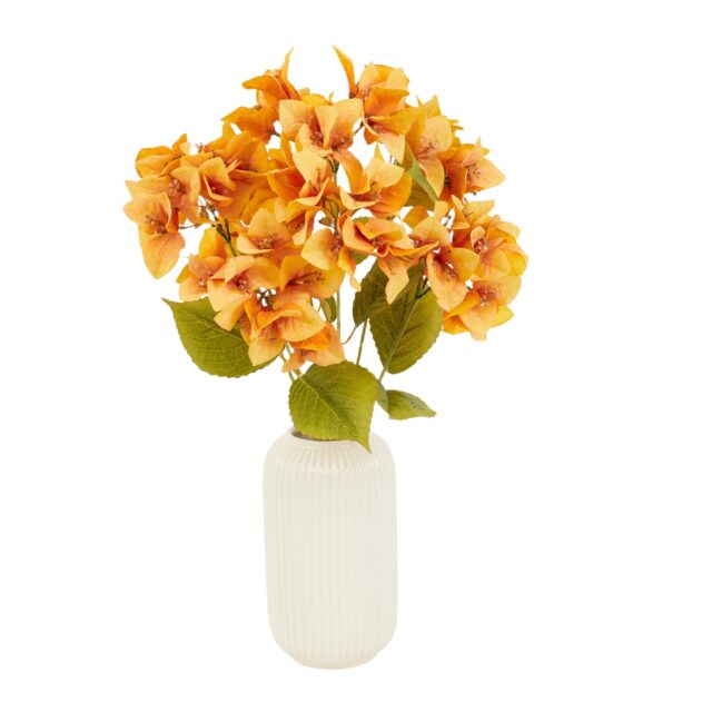 Vaaleanoranssi bougainvillea-tekokukkakimppu