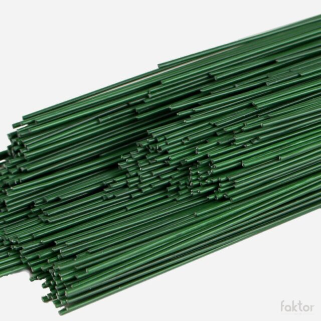 Vihreä katkaistu floristilanka 0,8 mm