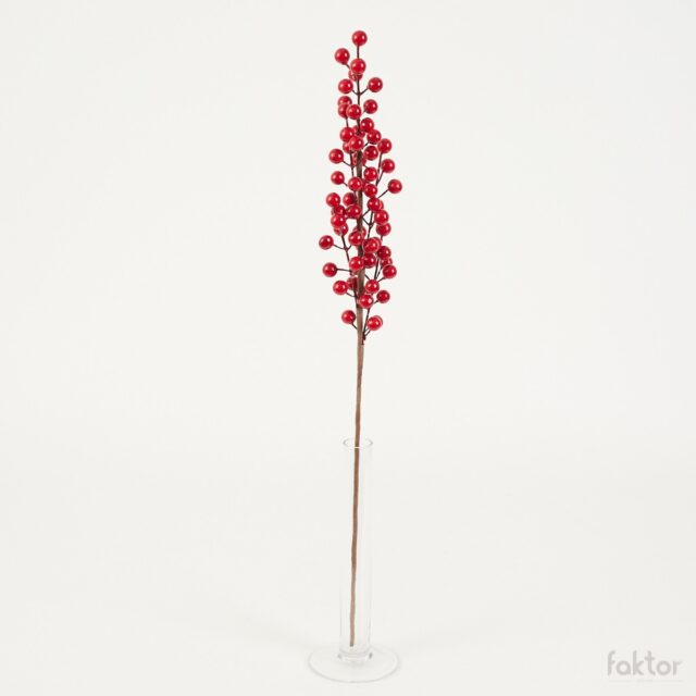 Punainen koristeellinen marjaoksa, 62 cm