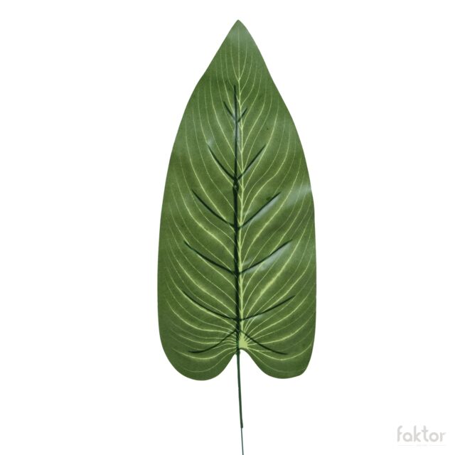 Vihreä tekokasvin anthuriumlehti 51 cm