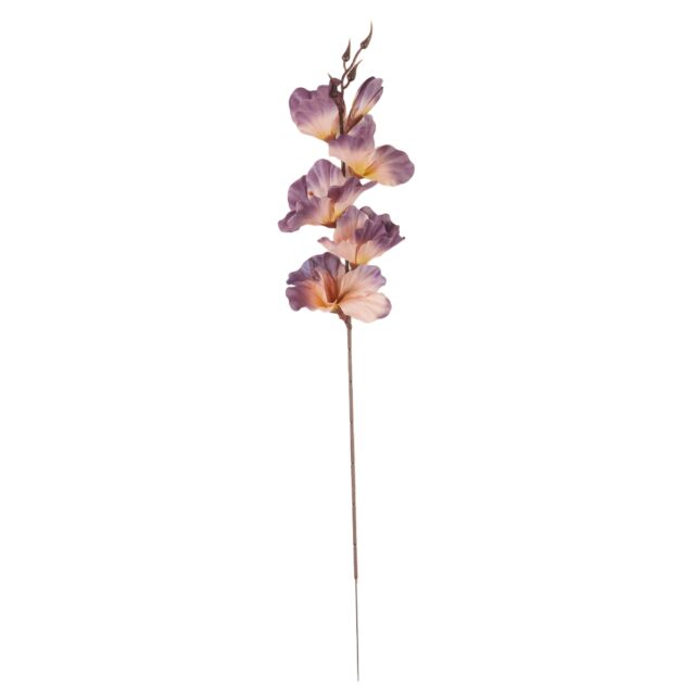Malvanvärinen tekogladion oksa 56 cm
