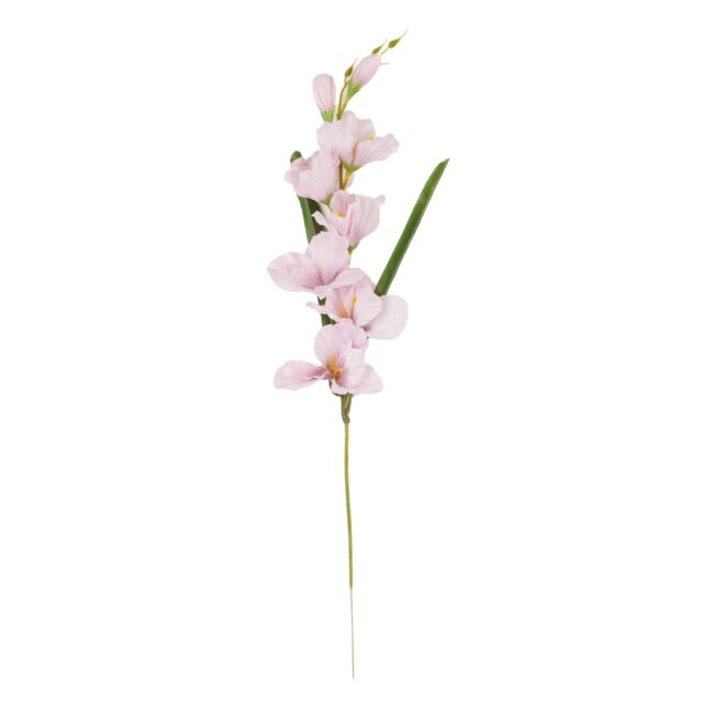 Vaaleanpunainen tekokukka gladiolusoksa, 63 cm