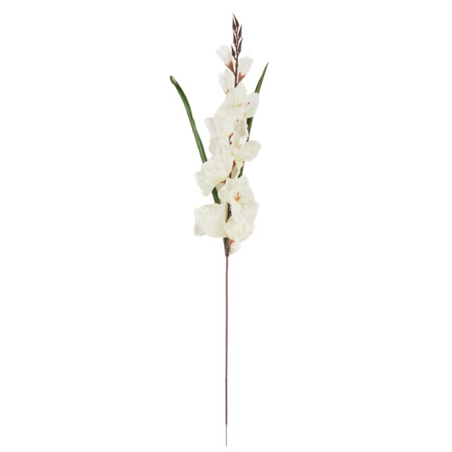 Kermanvärinen tekogladiolin oksa 80 cm