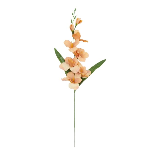 Persikanvärinen tekogladiaali 64 cm