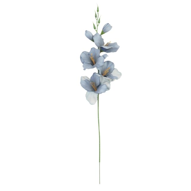 Sininen tekokukkagladiolin oksa 53 cm