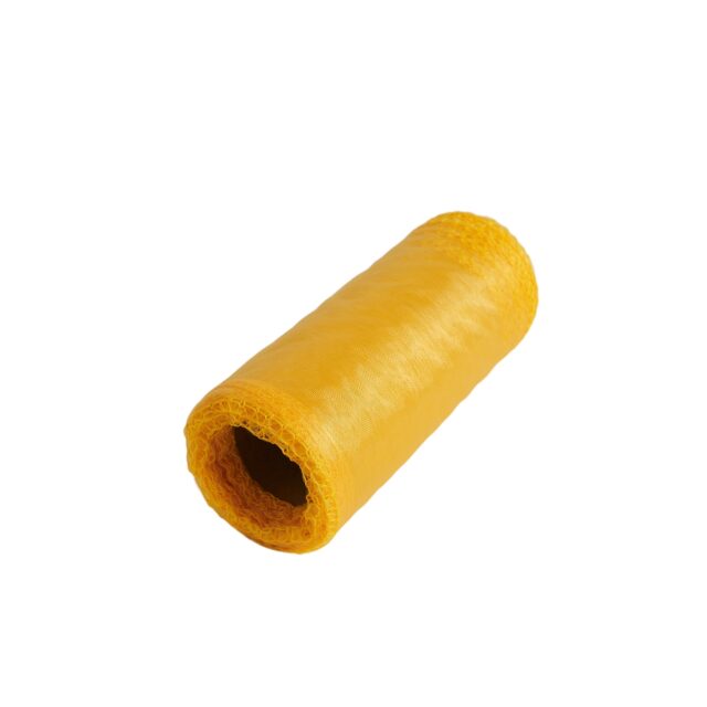Kultainen organzarulla 12 cm × 10 yd