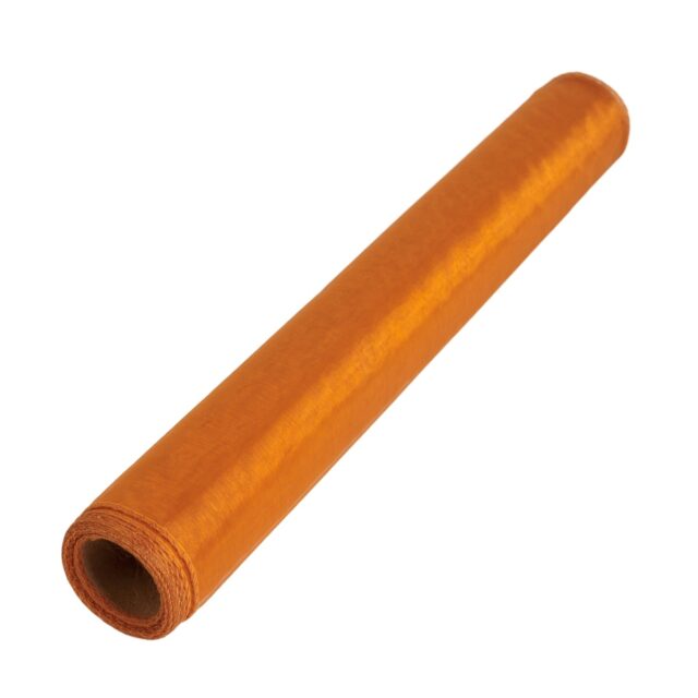 Kuparinvärinen organzarulla 40 cm × 10 yd