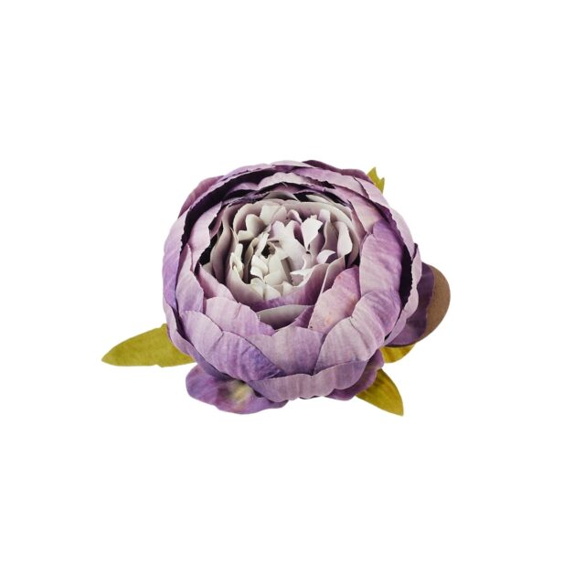 Violetti tekopionin kukkapää