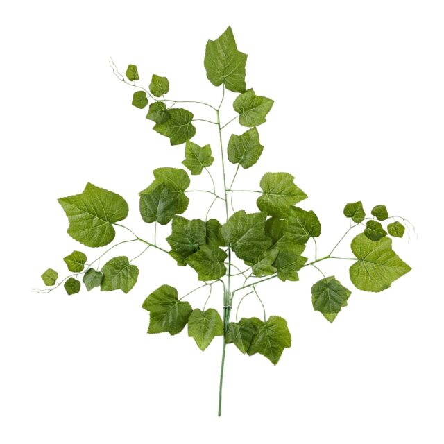 Vihreä tekoviinirypäleoksa, kolme haaraa, 78 cm