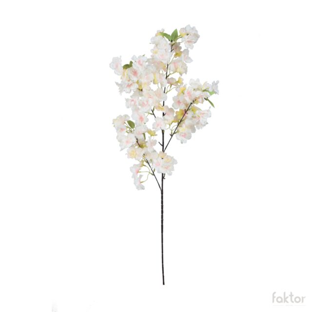 Vaaleanpunainen tekokirsikankukkaoksa 100 cm